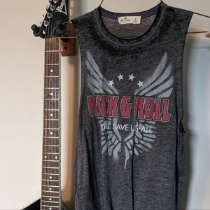 Distressed Punk Rock Holster Tank Top